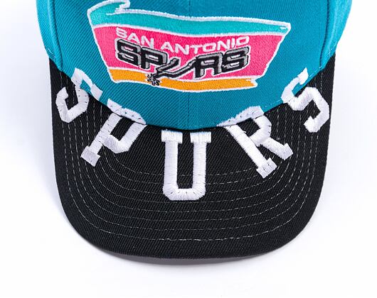 Kšiltovka Mitchell & Ness - San Antonio Spurs - Underarch Pro Snapback Hwc - Teal