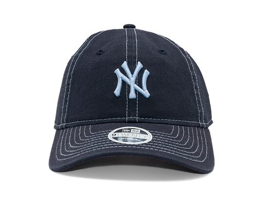 Dámská Kšiltovka New Era - MLB Contrast Stitch 9TWENTY - NY Yankees - Navy / Blue