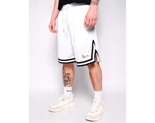 Kraťasy Karl Kani - Signature Mesh Shorts - White/Black
