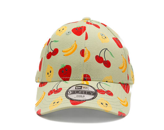 Dětská Kšiltovka New Era - Branded Fruit 9FORTY - Green