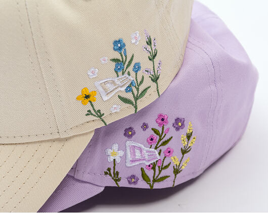 Dámská Kšiltovka New Era - MLB Floral Icon 9FORTY - NY Yankees - Lila
