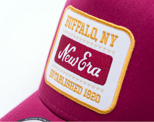 Kšiltovka New Era - Branded Washed Patch 9FORTY A-Frame - Cherry