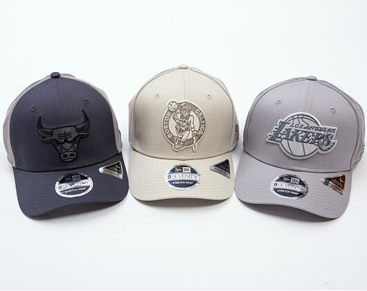 Kšiltovka New Era - NBA Tonal 9SEVENTY Stretch-Snap - Chicago Bulls - Grey