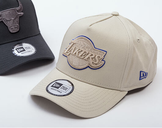 Kšiltovka New Era - NBA Tonal Outline 9FORTY A-Frame - LA Lakers - Stone / Purple