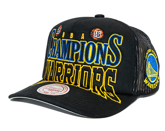 Kšiltovka Mitchell & Ness - NBA Big Champ Trucker - Golden State Warriors - Black