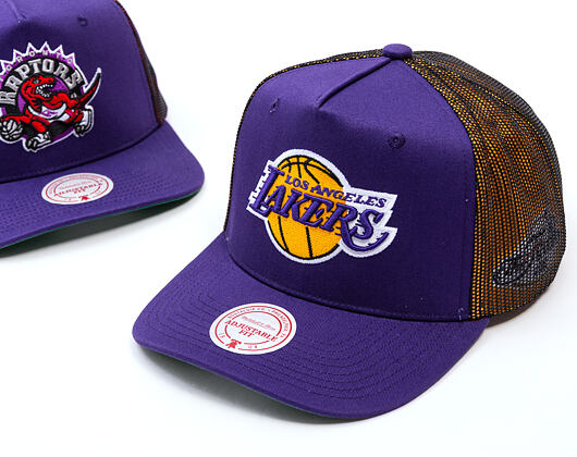 Kšiltovka Mitchell & Ness - NBA Tremor Trucker - LA Lakers - Purple