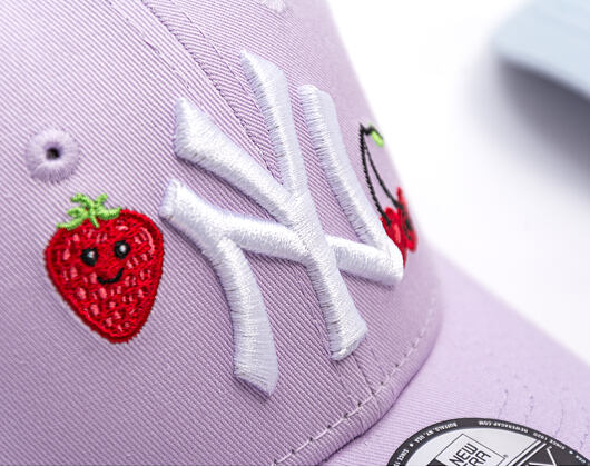 Dětská Kšiltovka New Era - MLB Fruit Icon 9FORTY - NY Yankees - Lila / White