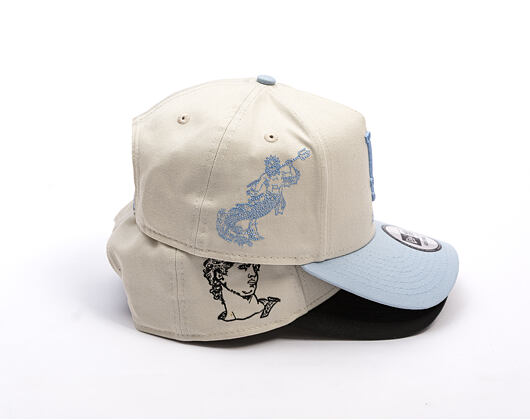 Kšiltovka New Era - MLB Mythical 9FORTY A-Frame - LA Dodgers - Ivory / Blue