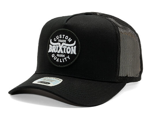 Kšiltovka Brixton - Gibson C Np Mp Trucker Hat - Black/Black