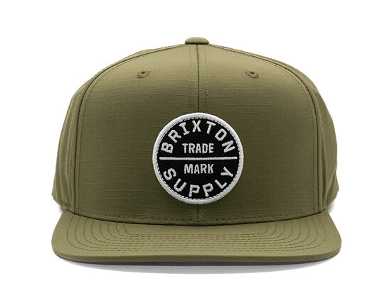 Kšiltovka Brixton - Oath Iii Snapback - Ivy Green Ripstop