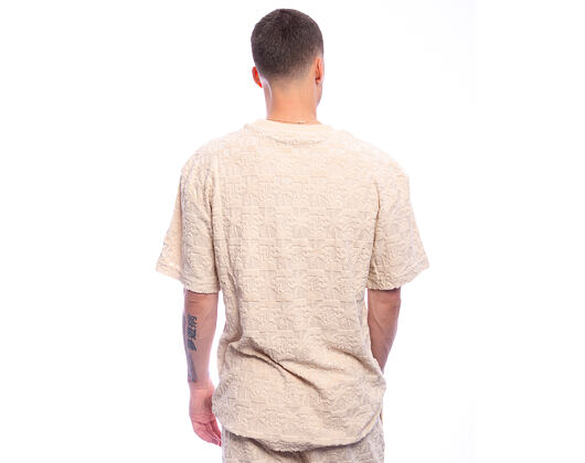 Triko - Og Aop Terry Cloth T-Shirt - Beige