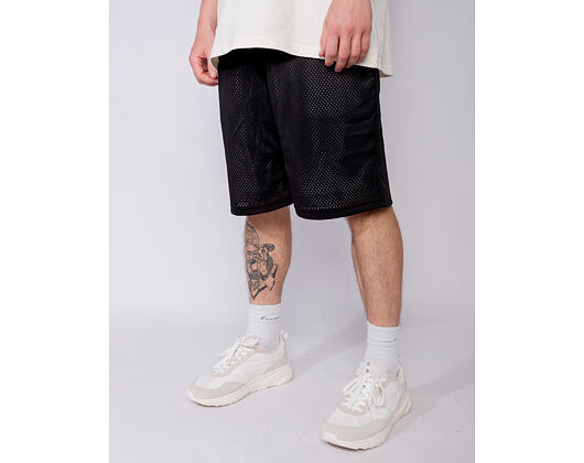 Kraťasy New Era - Branded Mesh Shorts - Black / Grey