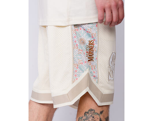 Kraťasy New Era - MLB Infill Mesh Shorts - Seattle Mariners - Off White