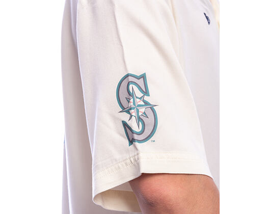 Košile New Era - MLB Graphic Riviera Shirt - Seattle Mariners - Off White