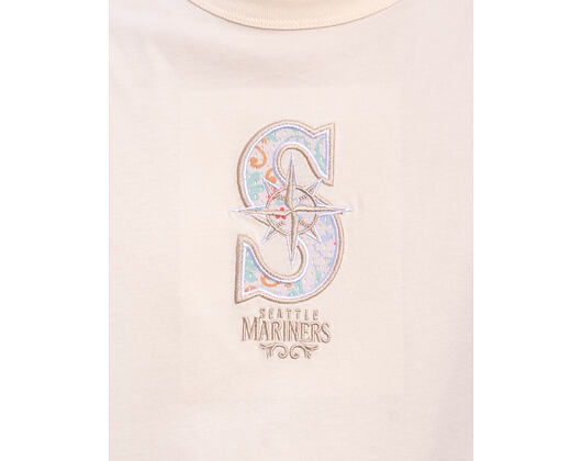 Triko New Era - MLB Infill Oversized Tee - Seattle Mariners - Off White