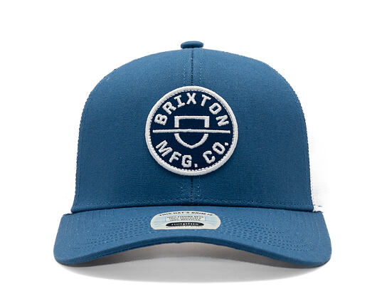 Kšiltovka Brixton - Crest X Mp Mesh Cap - Joe Blue/White