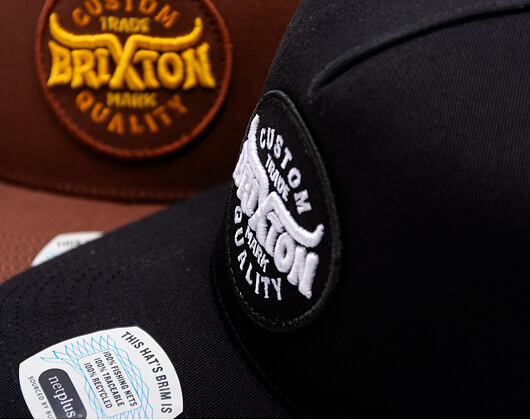Kšiltovka Brixton - Gibson C Np Mp Trucker Hat - Black/Black