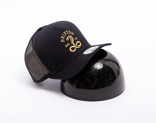 Kšiltovka Brixton - Ky X C Mp Trucker Hat - Black/Black
