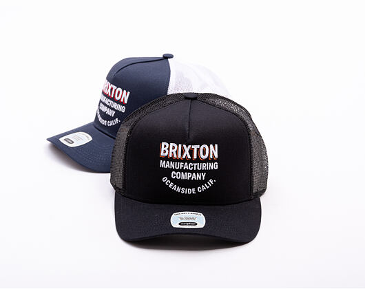 Kšiltovka Brixton - Redoubt C Np Mp Trucker Hat - Black/Black