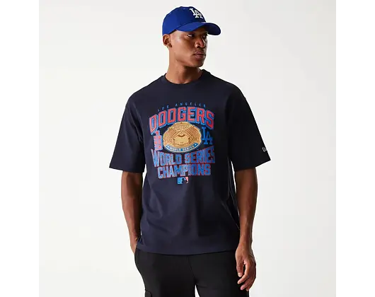 Triko New Era - MLB World Series Oversized Tee - LA Dodgers - Navy