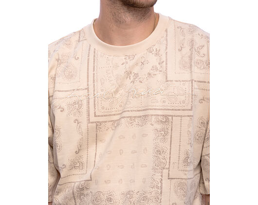 Triko Karl Kani - Signature Paisley T-Shirt - Beige
