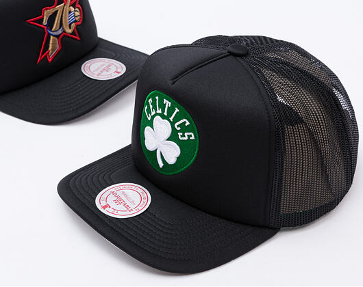 Kšiltovka Mitchell & Ness - Hidden Trucker - Boston Celtics - Black