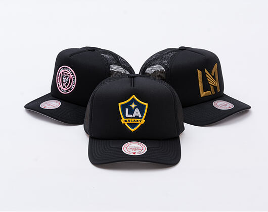 Kšiltovka Mitchell & Ness - Hidden Trucker - Los Angeles Galaxy - Black