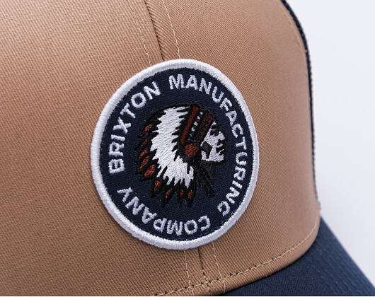 Kšiltovka Brixton - Rival Stamp X Mp Mesh Cap - Washed Navy/Washed Navy