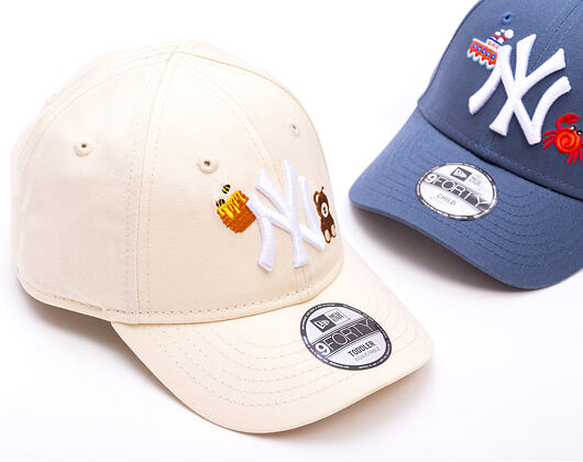 Dětská Kšiltovka New Era - MLB Fall Icons 9FORTY - NY Yankees - Cream / White