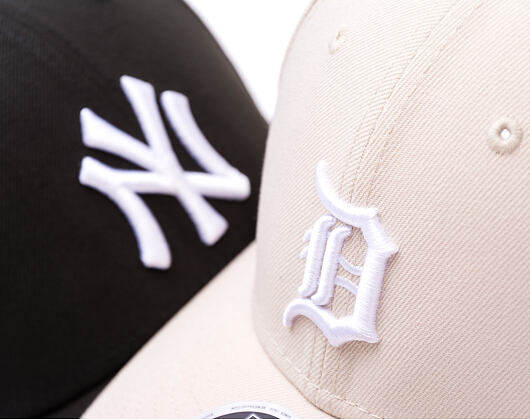 Kšiltovka New Era - MLB Seasonal 9FORTY M-CROWN - Detroit Tigers - Cream
