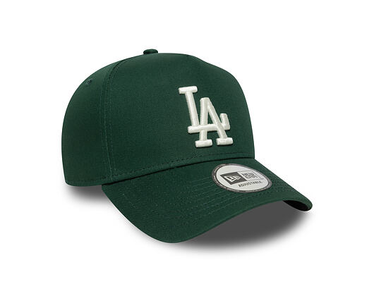 Kšiltovka New Era - MLB League Essential 9FORTY A-Frame - LA Dodgers - Dark Green / Cream