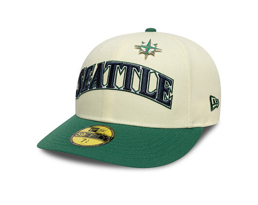 Kšiltovka New Era - MLB 2023 ASG Pin Pre-Curved 59FIFTY - Seattle Mariners - Cream / Emerald