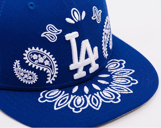Kšiltovka New Era - MLB Paisley Bandana 59FIFTY - LA Dodgers - Dark Royal