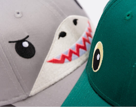 Dětská Kšiltovka New Era - Monster Face 9FORTY - Emerald Green