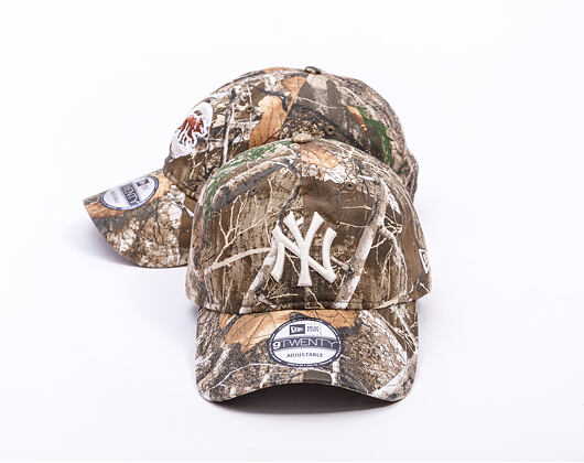 Kšiltovka New Era - MLB Washed Realtree 9TWENTY - NY Yankees - Realtree Edge