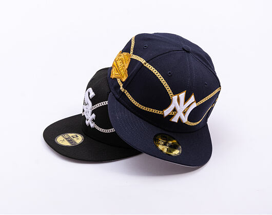 Kšiltovka New Era - MLB Chain Wrap 59FIFTY - NY Yankees - Navy
