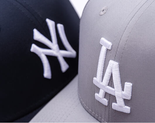 Kšiltovka New Era - MLB Perforated 9SEVENTY Stretch-Snap - LA Dodgers - Grey