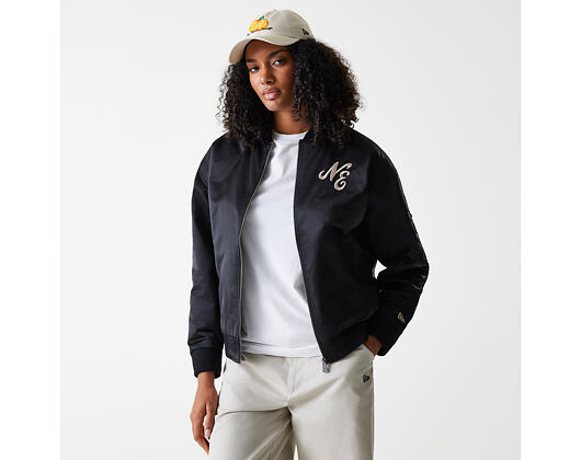 Dámská Bunda New Era - Satin Bomber - Black
