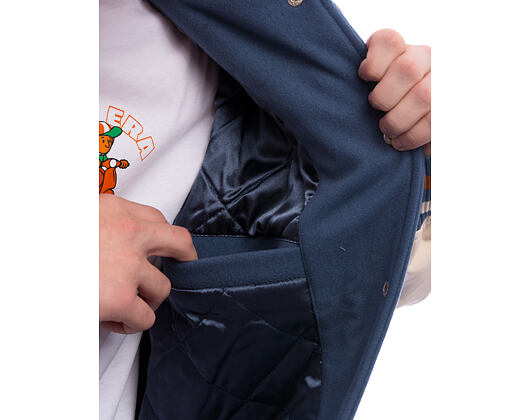Bunda New Era - NBA Patch Varsity Jacket - LA Lakers - Muted Indigo