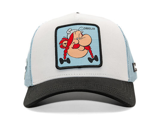 Kšiltovka Capslab - Obelix Trucker - White / Blue