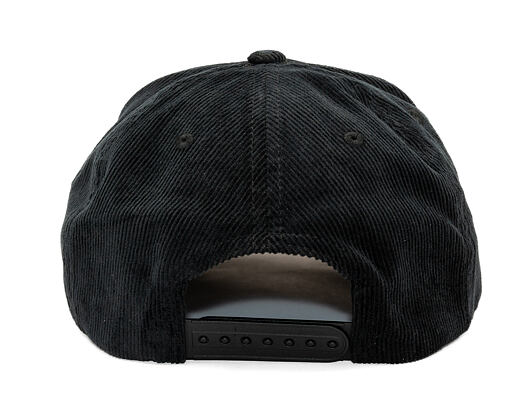 Kšiltovka Brixton - Pierson C Np Mp Snpk - Black Corduroy
