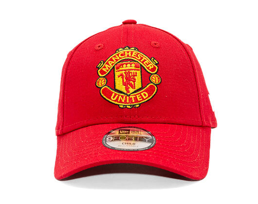 Dětská Kšiltovka New Era - Basic 9FORTY - Manchester United FC - Scarlet