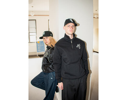 Dámské džíny New Era - MLB Wide Leg Denim Pant - NY Yankees - Indigo