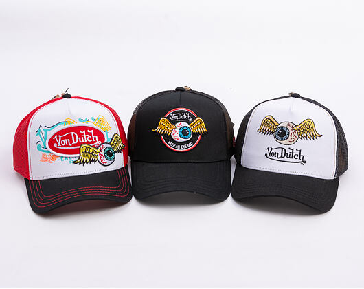 Kšiltovka Von Dutch - Trucker - Eye Out - Black