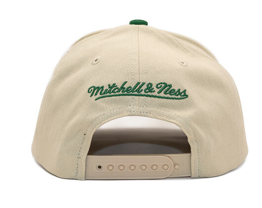 Kšiltovka Mitchell & Ness - Green Orange Pro Crown - Brooklyn Nets - Sand/Green