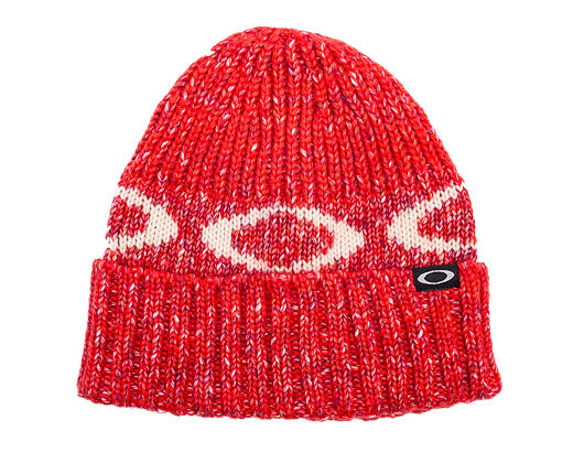 Kulich Oakley - W. Ellipse Ribbed Beanie - Hibiscus Red
