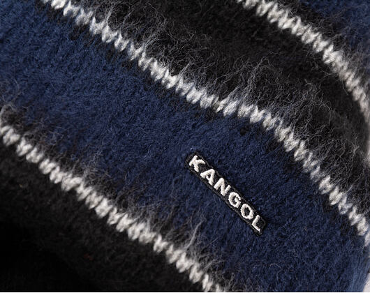 Kulich Kangol - Fuzzy Stripe Beanie - Black