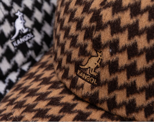 Kšiltovka Kangol - Block Zig Baseball - Brown