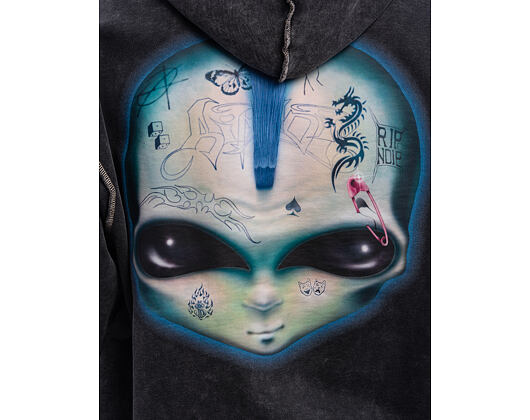 Mikina Rip N Dip - Squabble Up Hoodie - Black Vintage Wash