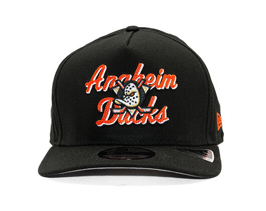 Kšiltovka New Era - NHL Chainstitch 9FIFTY A-Frame - Anaheim Ducks - Black